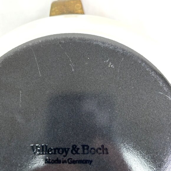 Villeroy & Boch Petite Fleur Enamel Saucepan With Lid 8" Floral Design Germany - Picture 11 of 13